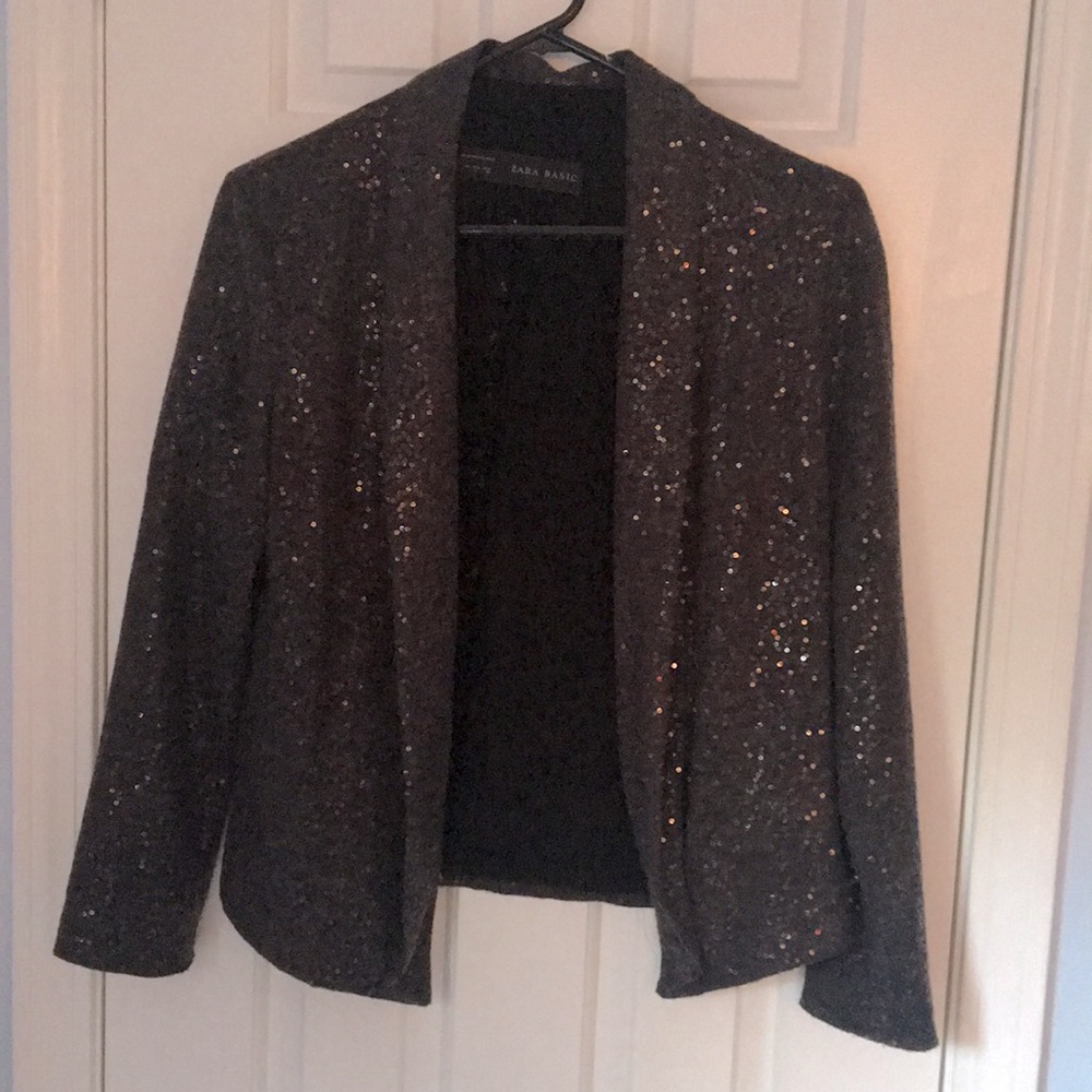 Zara sequins blazer